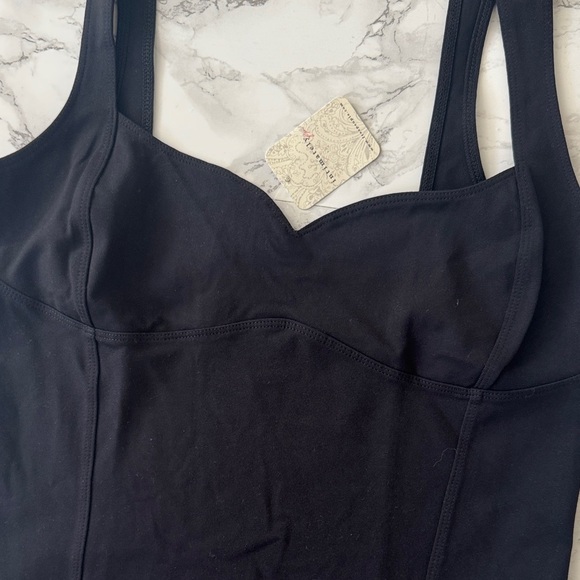 Free People Intimately Somewhere Sometime Cami in Black NWT - Picture 8 of 9